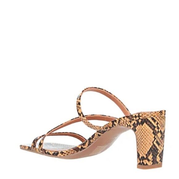 STEVE MADDEN SNAKESKIN HIGH HEEL SANDAL - Picture 14 of 14